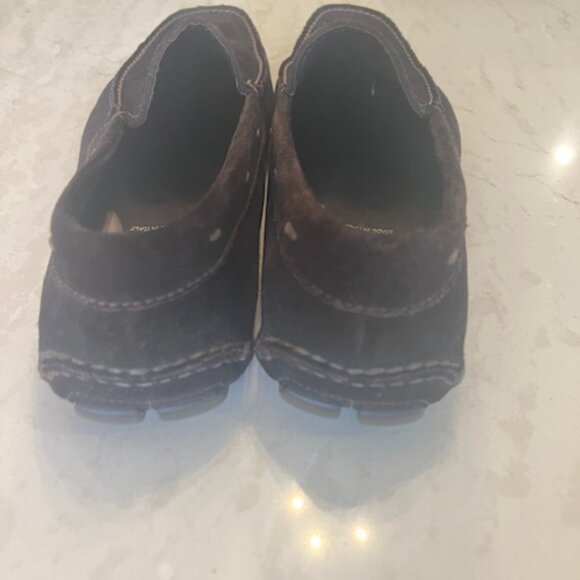 Prada Men\'s Suede Moccasin Loafers Size 9 NEW
